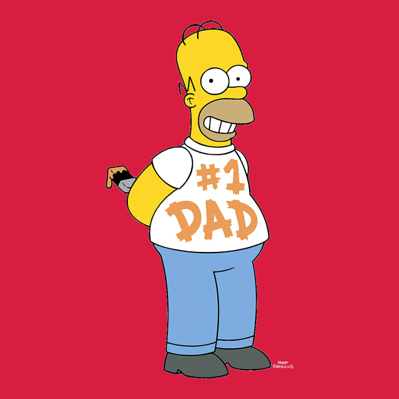 The Simpsons Homer Number 1 Dad Father's Day V2 Premium Hoodie by longCreatives | Teevron