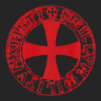 Mens Crusader Knight  Knights Templar Cross T  Badge Premium Hoodie | Teevron