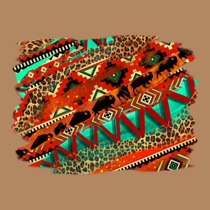 Western Aztec Background Pattern Long Sleeve Tee by OliviaCreatesArt | Teevron