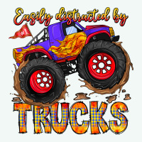 Easily Distracted By Trucks Premium Hoodie | Teevron