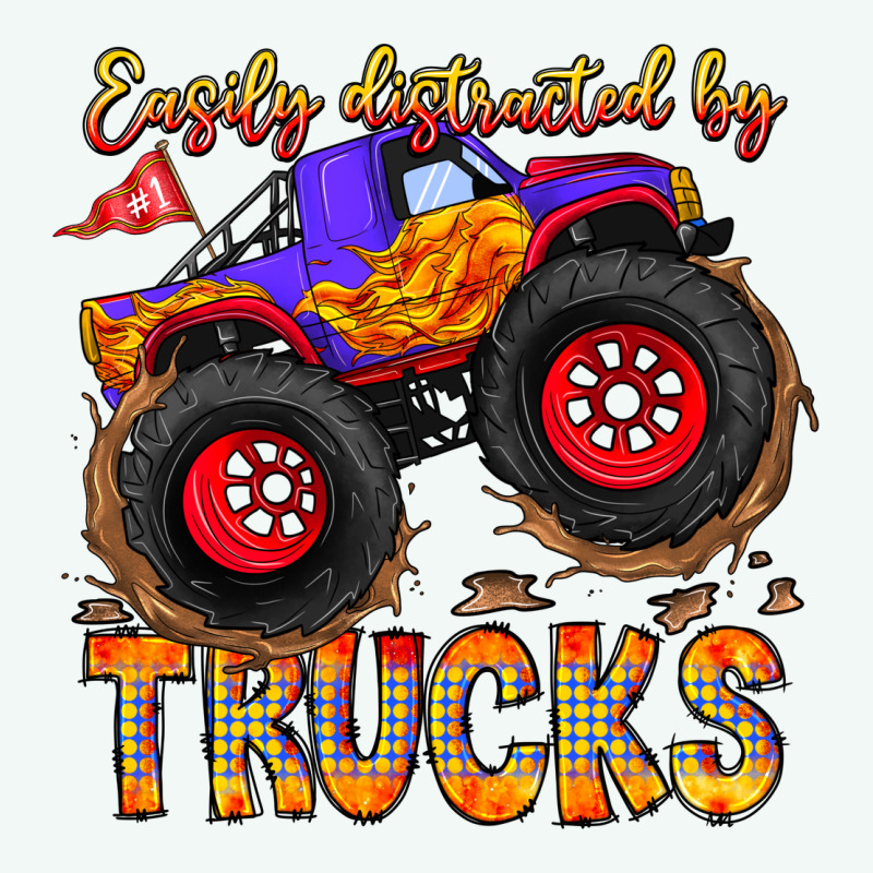 Easily Distracted By Trucks Premium Hoodie by CowhideDigitalArt | Teevron