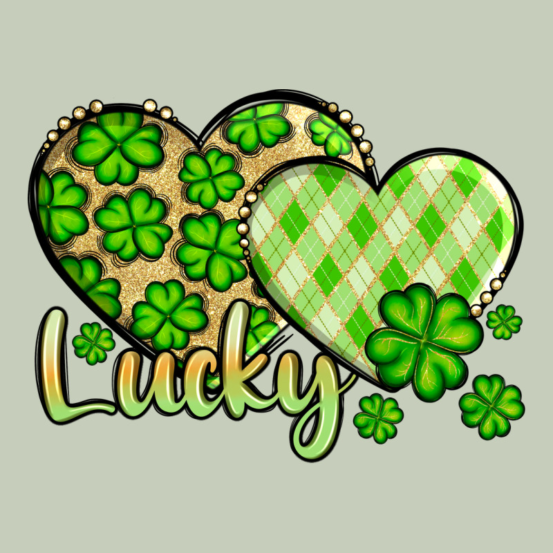 St. Patrick's Lucky Hearts Long Sleeve Tee by OliviaCreatesArt | Teevron