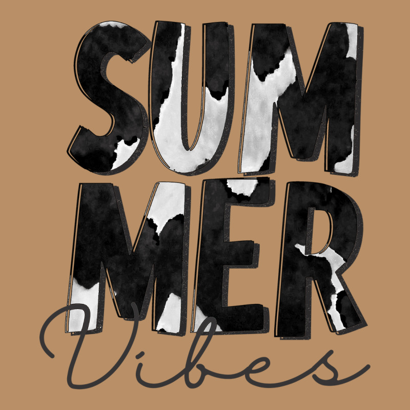 Summer Vibes Black White Cowhide Vintage Hoodie by CowCowDesign | Teevron