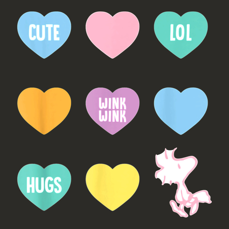 Peanuts Valentine Candy Heart Heavy Core Tee by longCreatives | Teevron