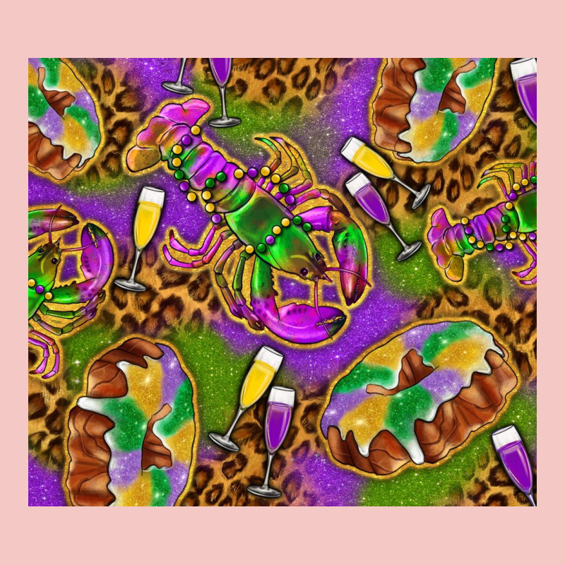 Mardi Gras With Crabs Tumbler Urban Heavy Tee by HowdyJamesFarm | Teevron