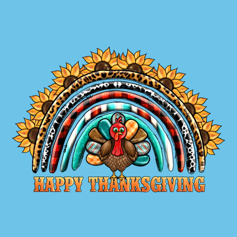 Happy Thanksgiving Rainbow Premium Sweatshirt by BarkalooDesign | Teevron