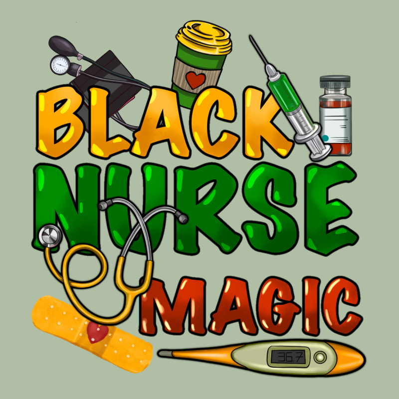 Black Nurse Magic Urban Heavy Tee by HowdyJamesFarm | Teevron