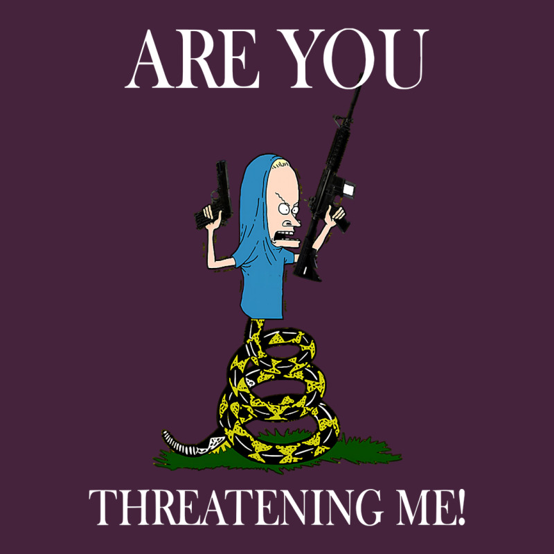 Are You Threatening Me Funny Cartoon Halloween Premium Tee by longCreatives | Teevron