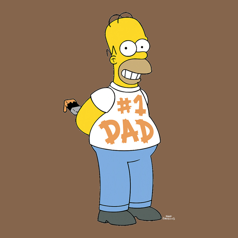 The Simpsons Homer Number 1 Dad Father's Day V2 Premium Tee by longCreatives | Teevron