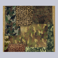 Camouflage Leopard Patches Heavyweight Hoodie | Teevron