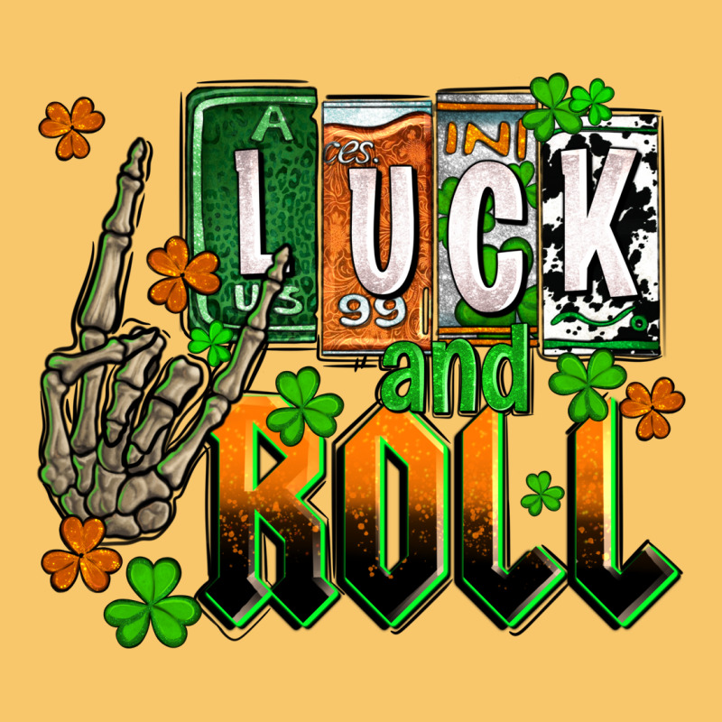 St. Patrick's Luck And Roll Vintage Hoodie by OliviaCreatesArt | Teevron
