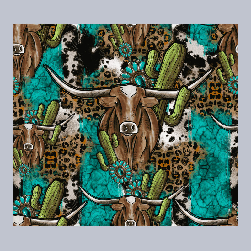 Longhorn Pattern Premium Hoodie by CowhideDigitalArt | Teevron