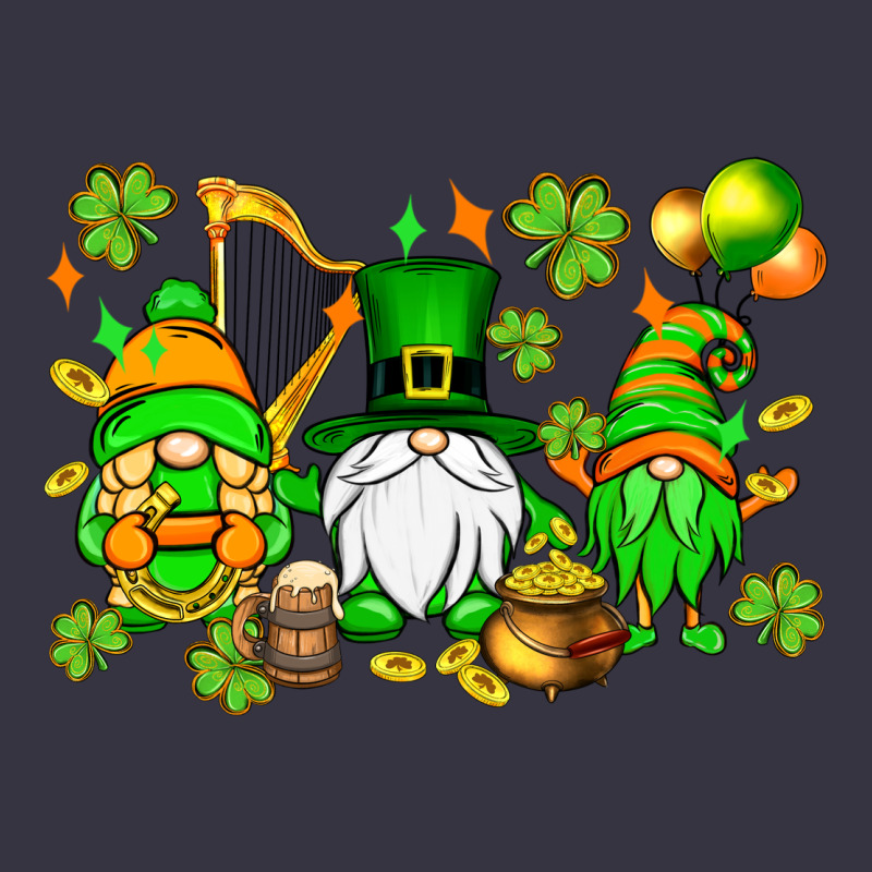 St. Patrick's Day Gnomes Vintage Hoodie by OliviaCreatesArt | Teevron