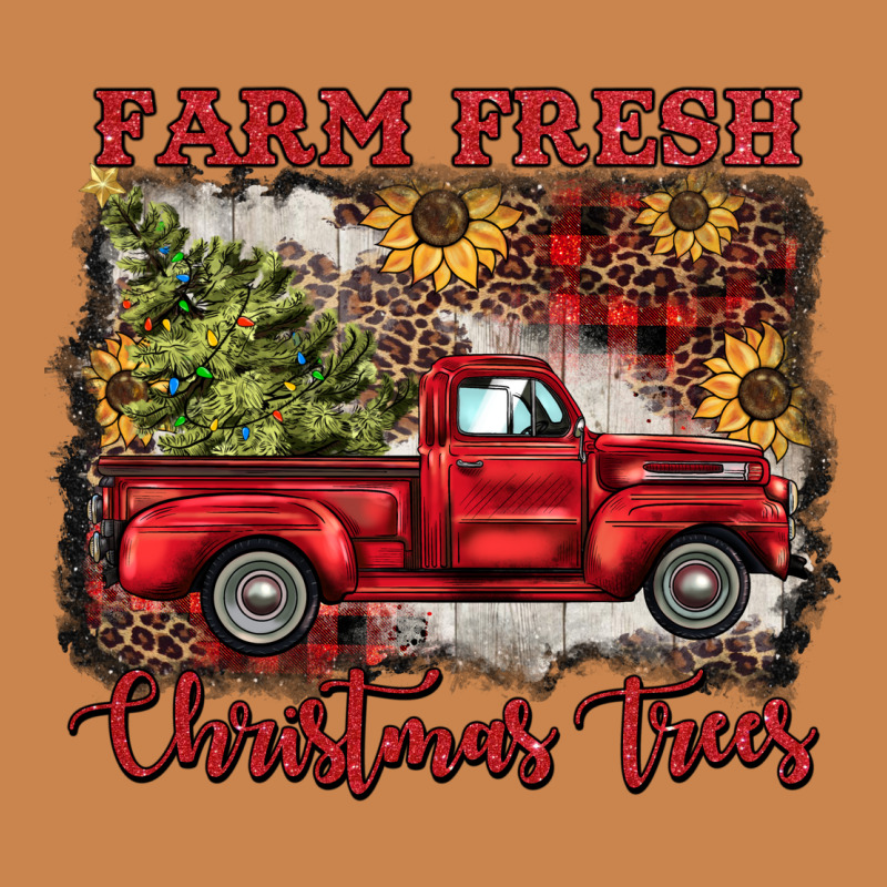 Farm Fresh Christmas Trees Heavyweight Hoodie by BarkalooDesign | Teevron