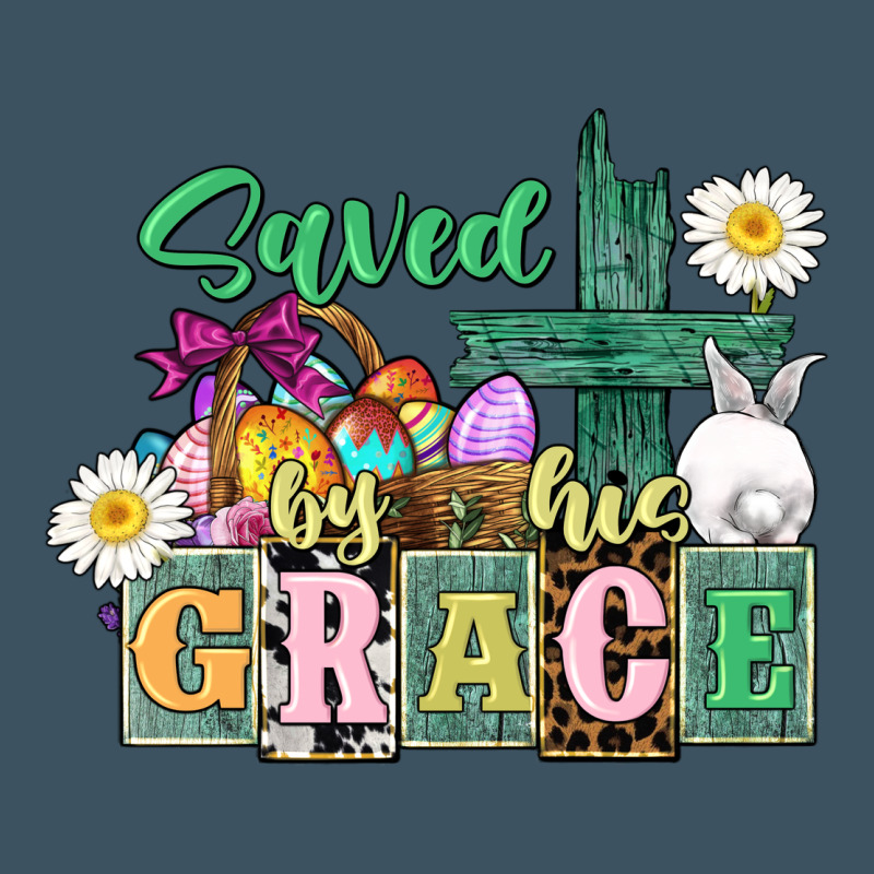 Saved By His Grace Easter Urban Heavy Tee by CowGirlArtShop | Teevron