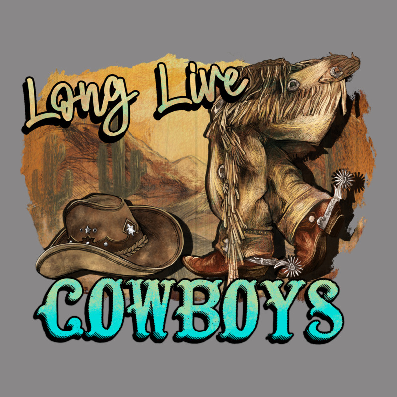 Long Live Cowboys Boots Hat Vintage Tee by HowdyJamesFarm | Teevron