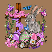 Easter Eggs And Bunny With Cross Easter Day Classic Tee | Teevron