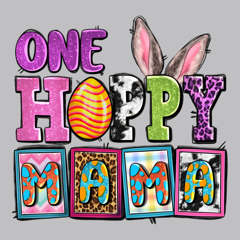 Easter Day One Hoppy Mama Long Sleeve Tee by OliviaCreatesArt | Teevron