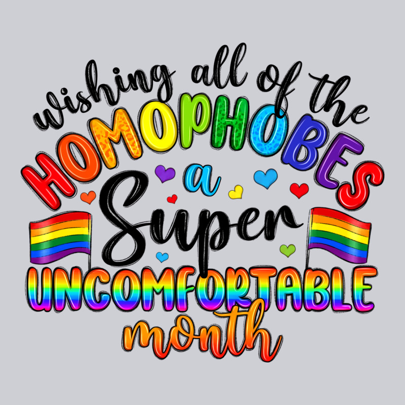 Wishing All Of The Homophobes Uncomfortable Month Heavyweight Sweatshirt by Artiststas | Teevron