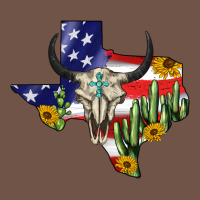 Bull Skull Texas Map American Playng Premium Sweatshirt | Teevron