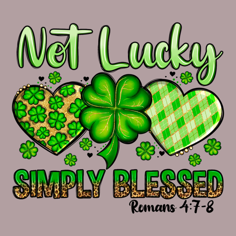 St. Patrick's Not Lucky Simply Blessed Vintage Hoodie by OliviaCreatesArt | Teevron