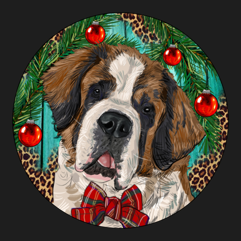 Christmas St. Bernard Classic Tee by RanaPortraitStore | Teevron