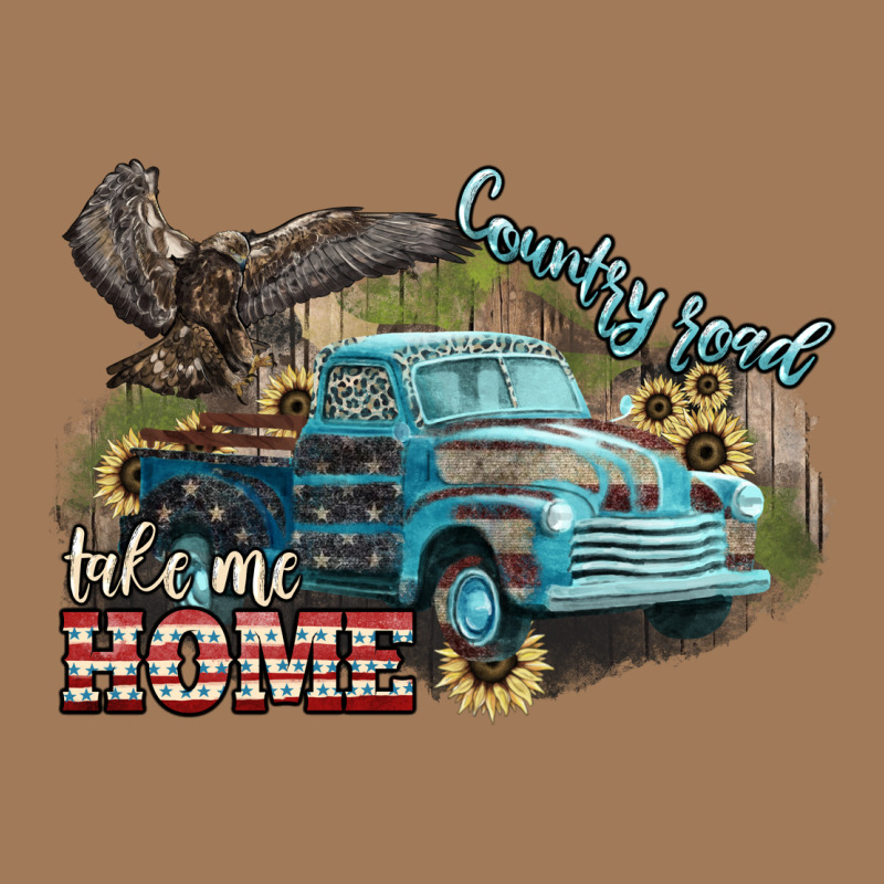 Truck Usa Country Road Take Me Home 4th Of July Classic Tee by HowdyJamesFarm | Teevron