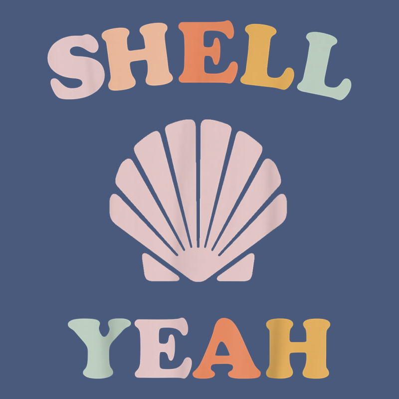 Vintage Retro Shell Yeah Beach Tropical Vacation Gifts T Shirt Vintage Hoodie by longCreatives | Teevron