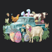 Easter Truck Farm Animals Easter Day Vintage Tee | Teevron