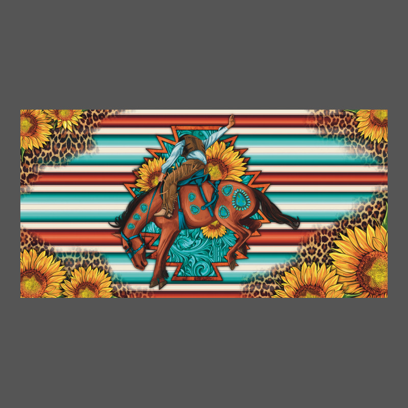 Bucking Bronco Aztec Shape License Plate Zipper Hoodie by Artiststas | Teevron