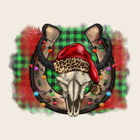 Christmas Horseshoe Bull Skull Premium Sweatshirt | Teevron