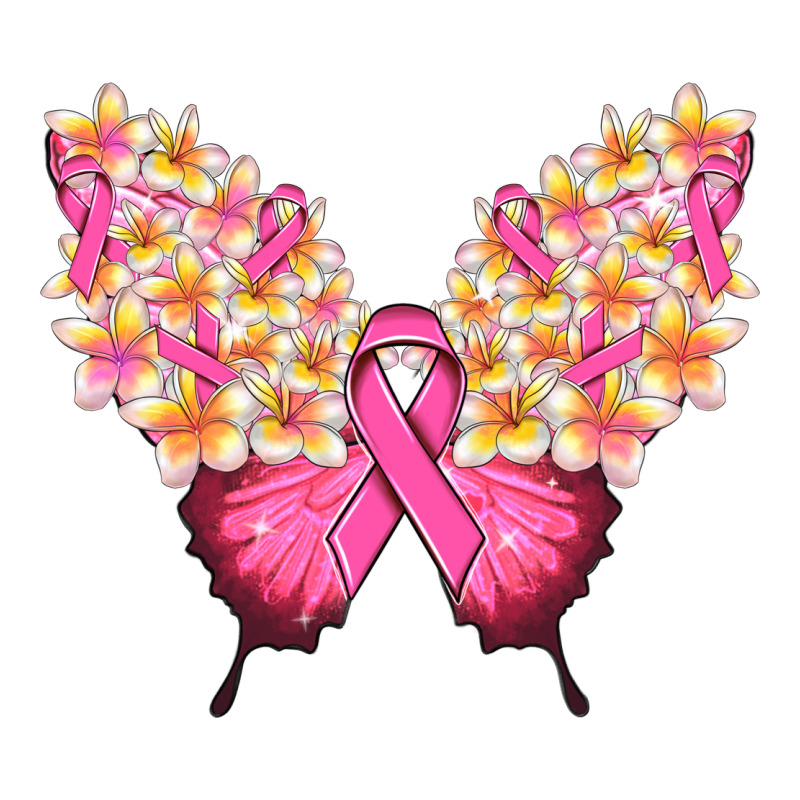 Pink Ribbon Breast Cancer Butterfly Premium Tee by NancyCooperArtShop | Teevron