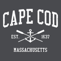 Cape Cod Ma Vintage Crossed Oars & Boat Anchor Sports Sweat Zipper Hoodie | Teevron