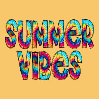 Summer Vibes Tie Dye Doodle Vintage Hoodie | Teevron