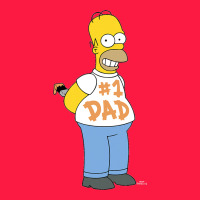 The Simpsons Homer Number 1 Dad Father's Day V2 Zipper Hoodie | Teevron