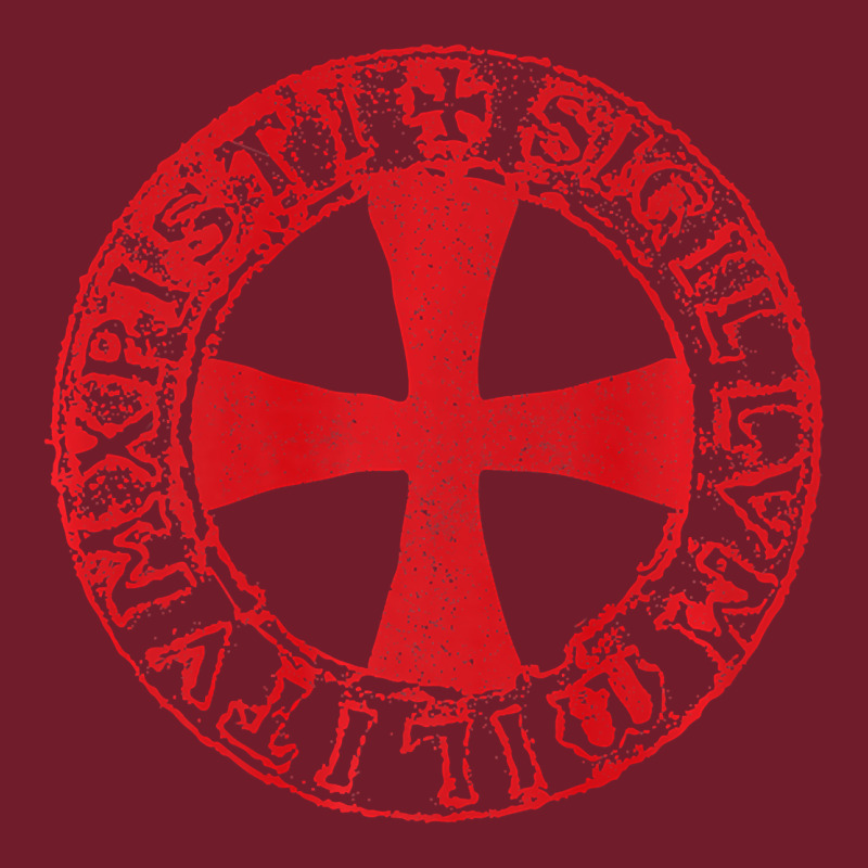 Mens Crusader Knight  Knights Templar Cross T  Badge Zipper Hoodie by longCreatives | Teevron