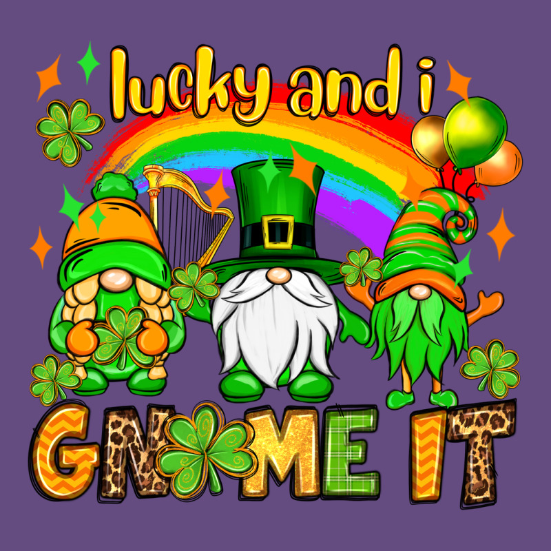 St. Patrick's Lucky And I Gnome It Vintage Hoodie by OliviaCreatesArt | Teevron