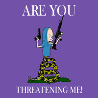 Are You Threatening Me Funny Cartoon Halloween Premium Sweatshirt | Teevron