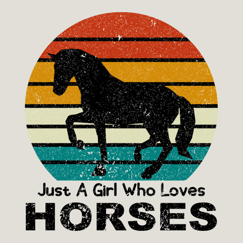 Just A Girl Who Loves Horses Heavy Core Tee by Bettercallsaul | Teevron