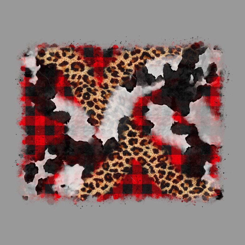 Cowhide Buffalo Plaid Leopad Background Vintage Hoodie by CowCowDesign | Teevron