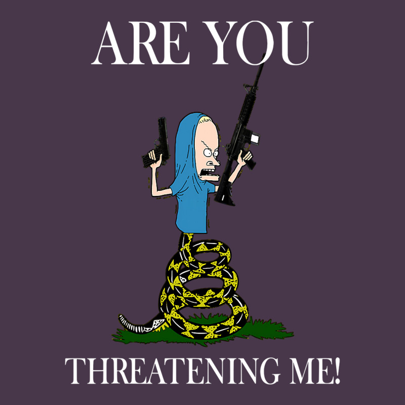 Are You Threatening Me Funny Cartoon Halloween Heavyweight Hoodie by longCreatives | Teevron