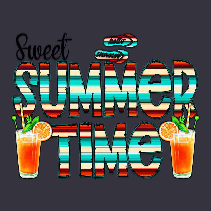 Sweet Summer Time Cocktail Vintage Hoodie by CowCowDesign | Teevron