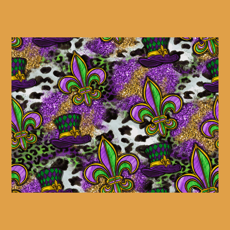 Mardi Gras Celebration Pattern Premium Hoodie by CowhideDigitalArt | Teevron