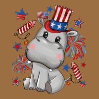 Fourth Of July Hippopotamus Vintage Tee | Teevron