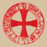 Mens Crusader Knight  Knights Templar Cross T  Badge Heavyweight Hoodie | Teevron