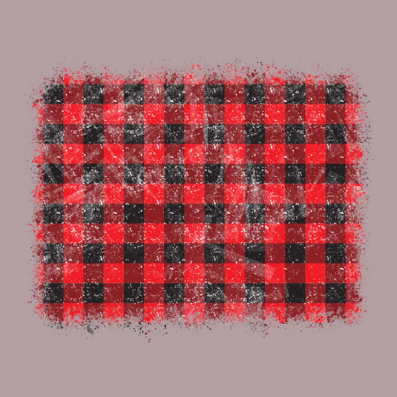Distressed Buffalo Plaid Background Vintage Hoodie by CowCowDesign | Teevron