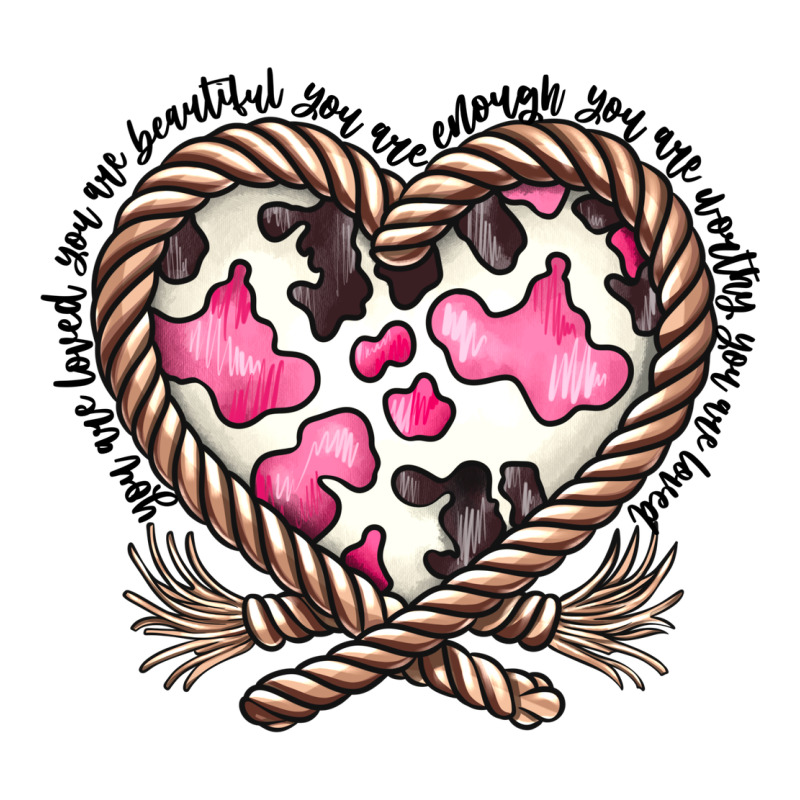 Western Cowhide Heart Premium Hoodie by CowhideDigitalArt | Teevron