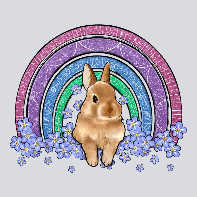 Bunny Rainbow Zipper Hoodie by Artiststas | Teevron