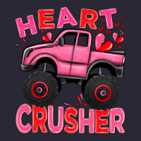 Heart Crusher Pink Monster Truck Valentine's Day Vintage Tee | Teevron