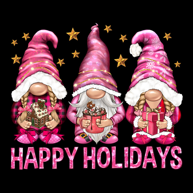 Happy Holidays With Gnomes Premium Tee by NancyCooperArtShop | Teevron